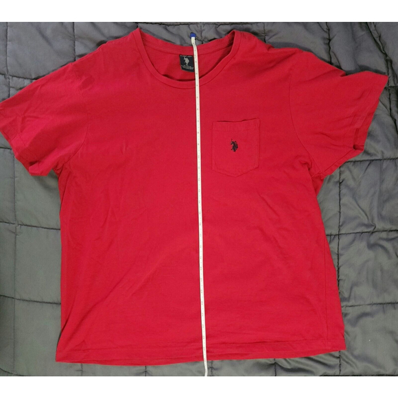 US Polo Assn Other - US POLO ASSN Mens SIZE XL Short Sleeve Red Shirt Embroidered Logo on Pocket